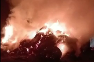 Пожар под Астраханью из-за сигареты распространился на 100 «квадратов»