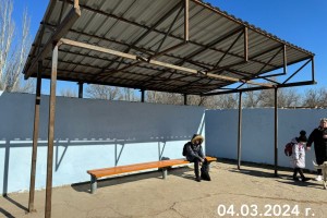 Конечную остановку в Трусовском районе Астрахани снова отремонтировали