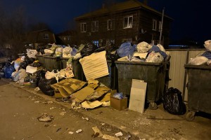 Коммунальщики вывезли почти 27 тонн мусора за неделю только с одной контейнерной площадки