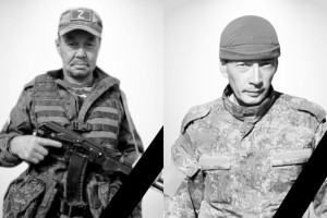 В Красноярском районе проводили в последний путь двух бойцов СВО