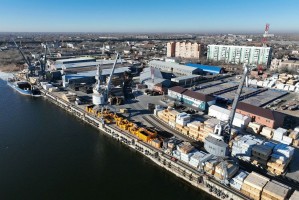 Астраханские порты удвоили перевалку грузов