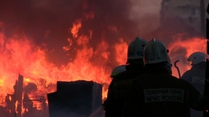 Пожар на ул.Ахшарумова