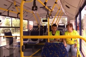 Целые семьи астраханцев работают на новых автобусах