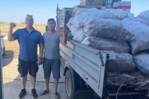 Из Астраханской области в зону СВО отправили овощи и арбузы