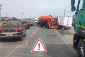 В Астраханской области произошло тройное ДТП