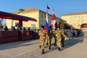 В Астрахани призванные на военную службу молодые бойцы приняли присягу