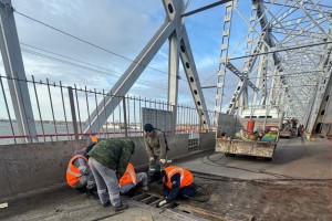 Старый мост в Астрахани в очередной раз перекроют для ремонта