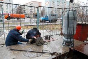 В Астрахани ликвидирован «вечный» разлив канализации