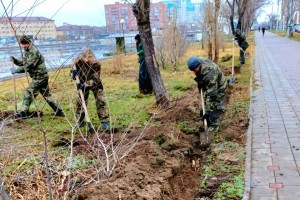 На Набережной Приволжского затона в&#160;Астрахани появится поливочный водопровод