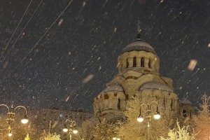 Ночью в&#160;Астрахани снова обещают снег