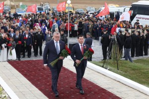 У Мемориала Славы воинам 28‑й Армии в Хулхуте состоялся торжественный митинг
