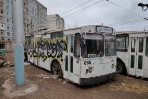 Астраханские троллейбусы не исчезли: транспорт снимается в кино