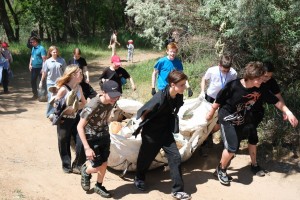 Астраханцы соревновались в сборе мусора