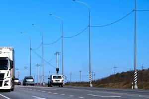 Новые светодиодные фонари улучшат освещение дорог Астраханской области