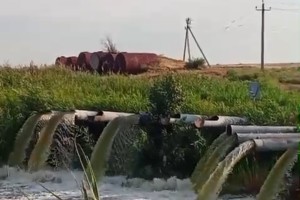 В астраханские пересыхающие ильмени начали подкачивать воду за счет средств местного бюджета
