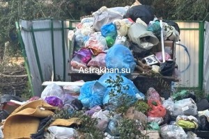 Астраханцы жалуются на невозможность дышать из-за растущих помоек