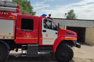 В Астраханской области на пожаре погибла пожилая женщина