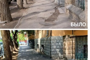 У астраханских школ обновляют дороги и тротуары