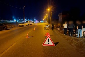 В Астрахани 12-летний мотоциклист пострадал из-за столкновения с&#160;легковушкой