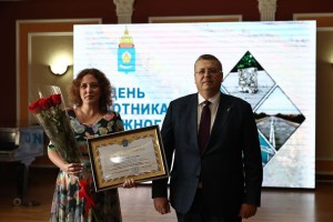 В Астрахани отметили наградами лучших сотрудников дорожной отрасли