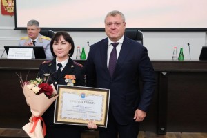 Игорь Бабушкин поздравил сотрудников УМВД России по Астраханской области с&#160;Днём полиции