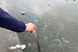 Астраханцев просят не рисковать жизнью на тонком льду