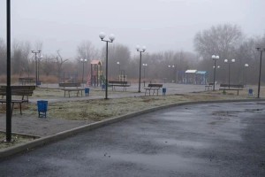 Один из астраханских парков привели в порядок