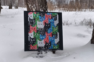 Коты из алюминия: необычная картина Чистомэна нашла владельца в Астрахани