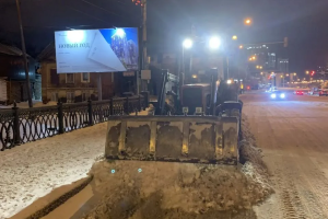 За ночь с улиц Астрахани коммунальщики вывезли 450 кубометров снега