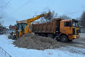 В Астрахани за несколько дней выпала почти месячная норма снега