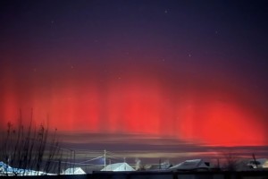 Ночью астраханцы могли наблюдать яркое полярное сияние