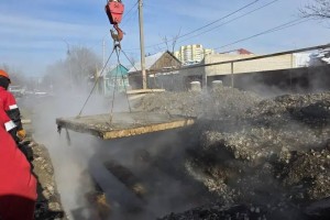 В Астрахани устранили крупную аварию на теплотрассе