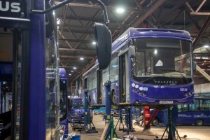 В Астрахани 140 человек спасают автобусы от 25-градусных морозов