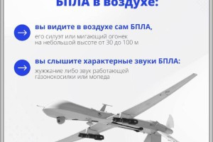 Три дрона сбили в небе над Астраханской областью