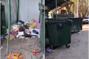 Астраханцы жалуются на вывоз мусора: контейнеры опустошили – порядок не навели