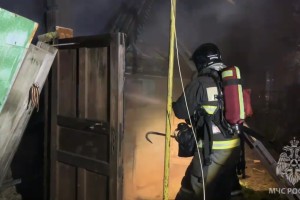 Один человек погиб при пожаре в Советском районе Астрахани