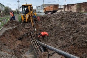 В Астрахани активно обновляют сети водоотведения на правом берегу