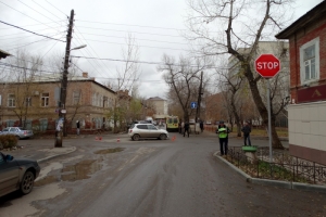 В Астрахани произошло столкновение 4 автомобилей