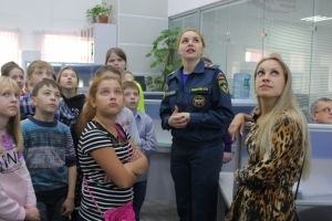 Школьники посетили Центр управления в кризисных ситуациях