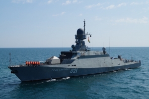 Каспийская флотилия вышла в море