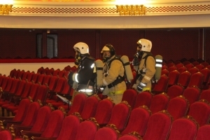 Астраханские пожарные-спасатели провели контрольно-проверочное учение
