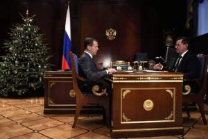 Дмитрий Медведев встретился с главой Астраханской области