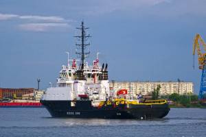 В Каспийской флотилии ждут новый спасательный буксир