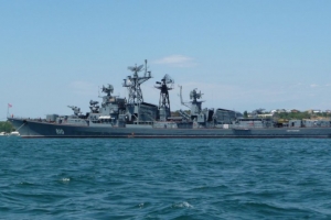 Каспийская флотилия провела учения по антитеррору