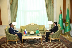 Астраханский губернатор встретился с президентом Туркменистана