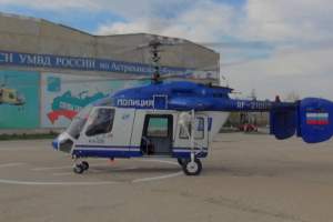 В Астраханской области полицейская авиация проводит мониторинг пожароопасной обстановки
