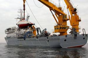 Моряки Каспийской флотилии приступили к испытаниям нового спасательного буксира &#171;СБ-738&#187;