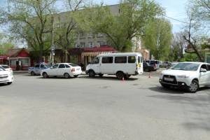 ДТП с маршруткой в Астрахани. Пострадали две женщины