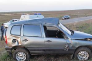 В результате аварии в Астраханской области погиб водитель внедорожника