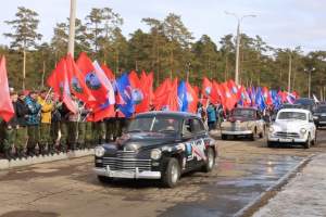 В Астрахани побывали участники автопробега «Звезда нашей Великой Победы»
